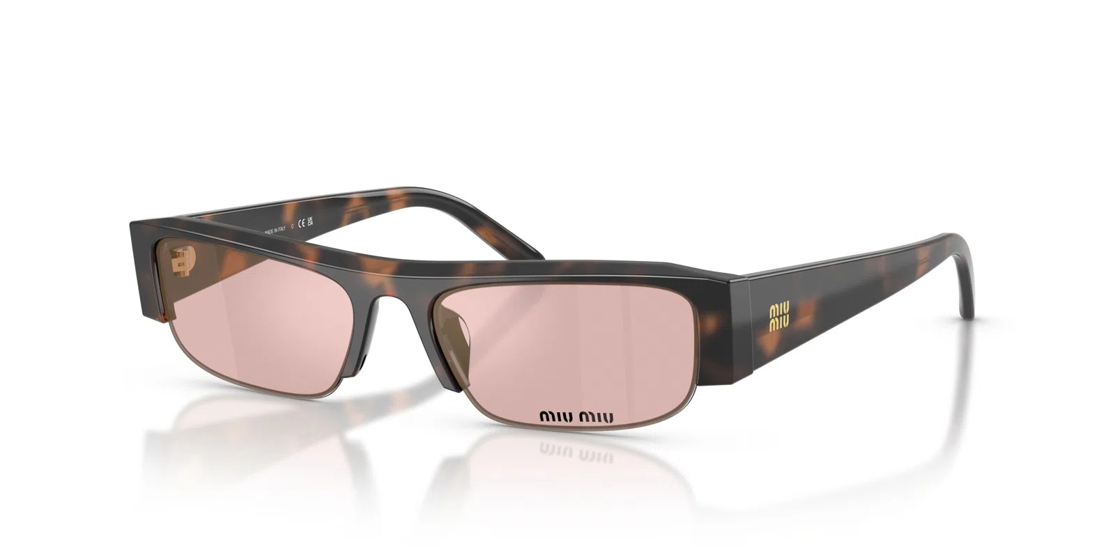 Miu B07S Sunglasses - Havana Mauve
